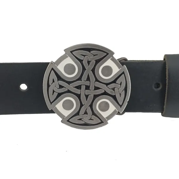 Gürtelschnalle Keltisches Kreuz mit Gürtel